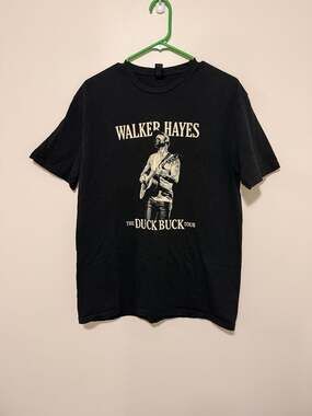 Walker‎ Hayes The Duck Buck Tour 2023 Concert T-Shirt Black Size L